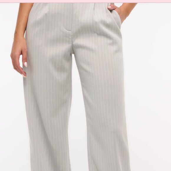 NWT A&F Sloane Tailored Wide Leg Pant  27 Tall - Picture 3 of 3